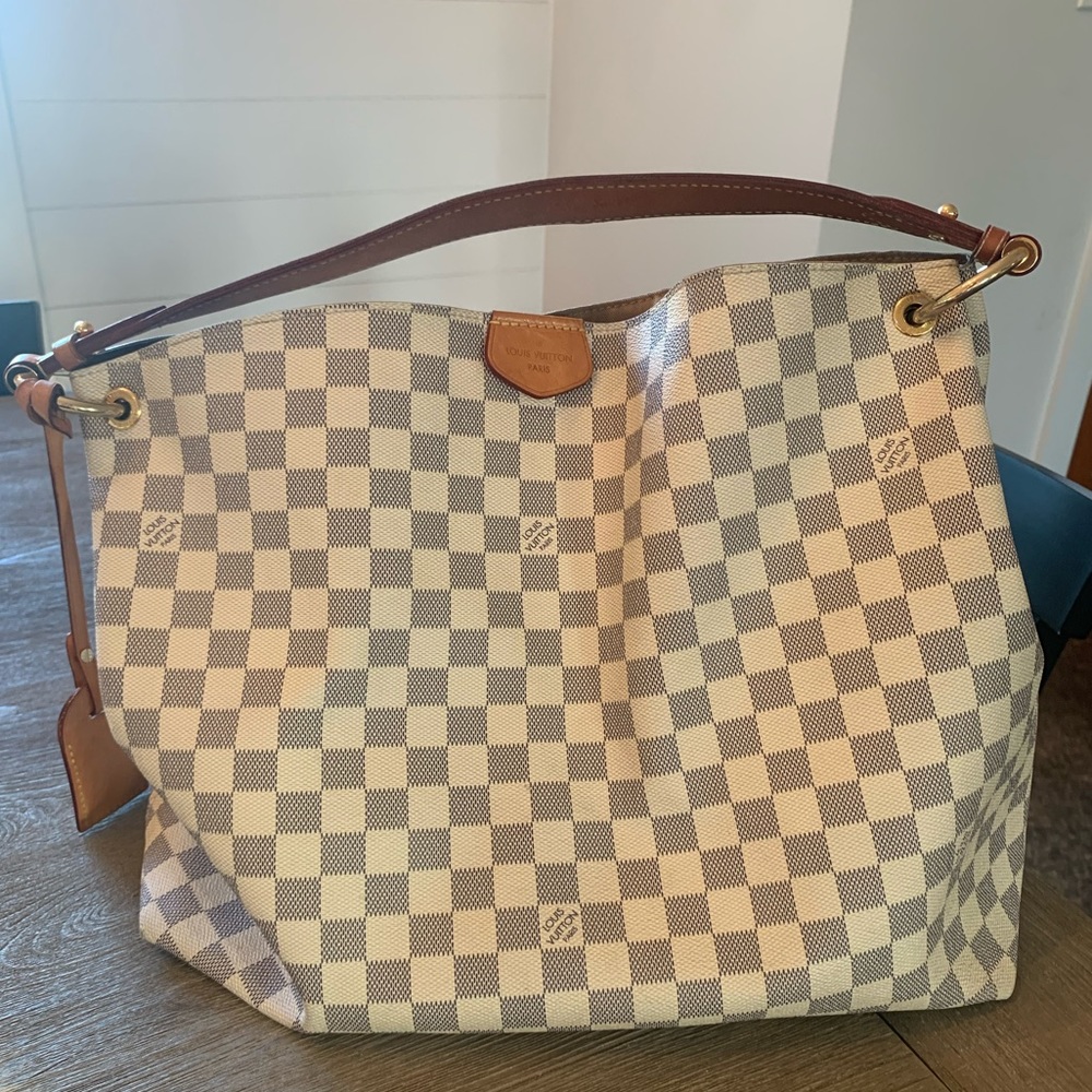 COPY - Louis Vuitton Graceful MM Damier Azur Canv…